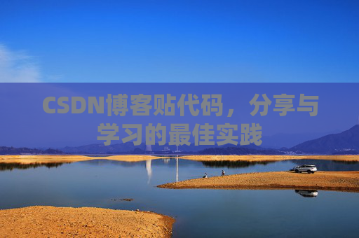 CSDN博客贴代码，分享与学习的最佳实践